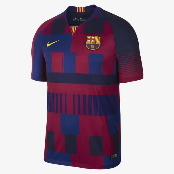 Maillot Football Barcelone 20th Bleu Rouge